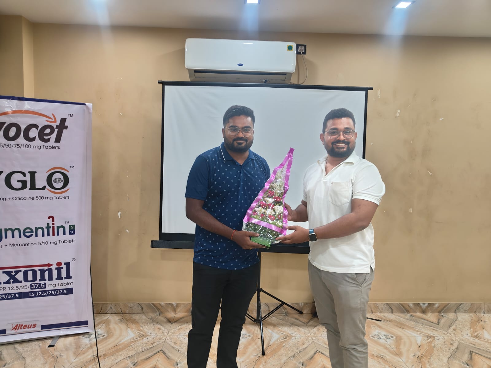 Dr Sambit Mondal treating patient in Bankura clinic