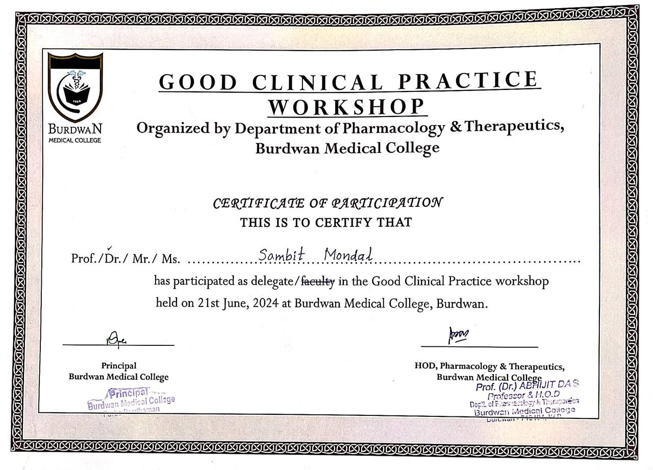 Dr Sambit Mondal treating patient in Bankura clinic